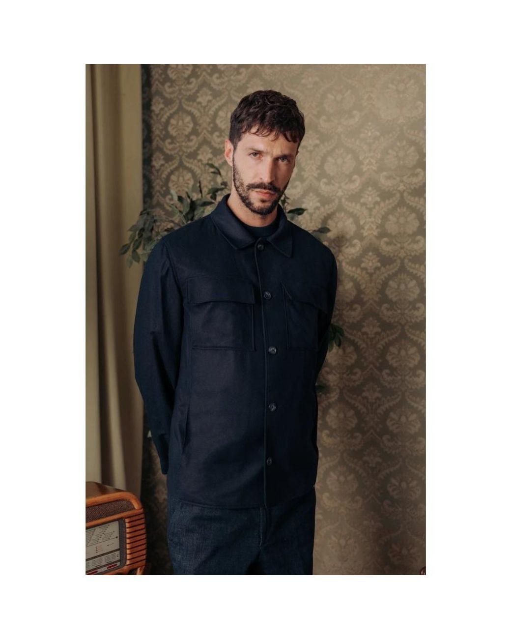 Light Jackets AUTORE de hombre de color Blue