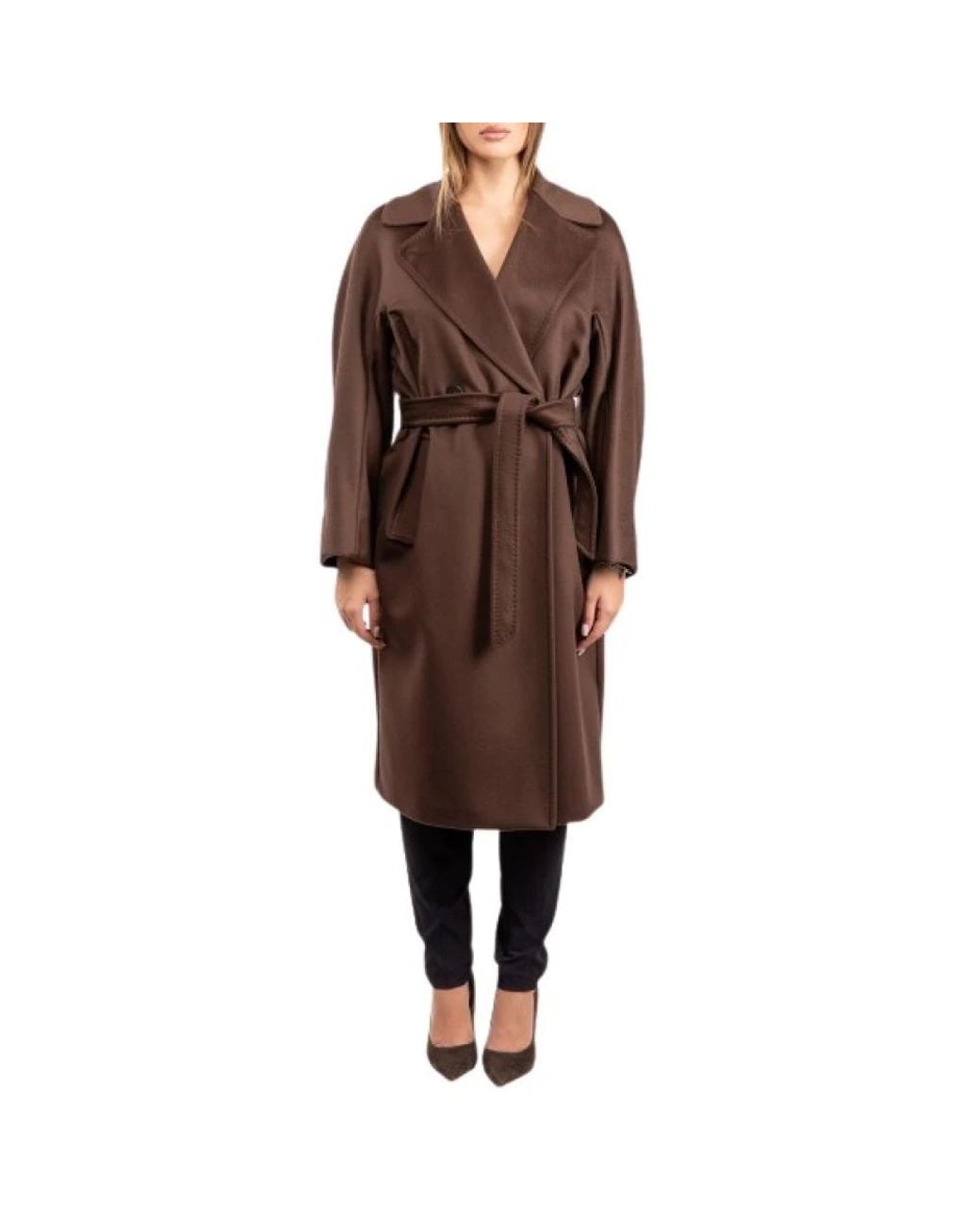 Weekend by Maxmara Brown Belted Coats