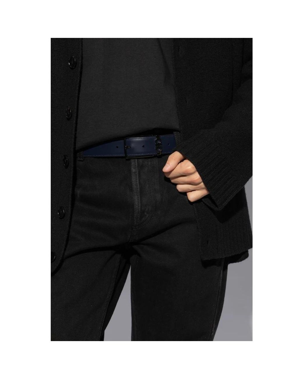 Belts Ferragamo pour homme en coloris Black