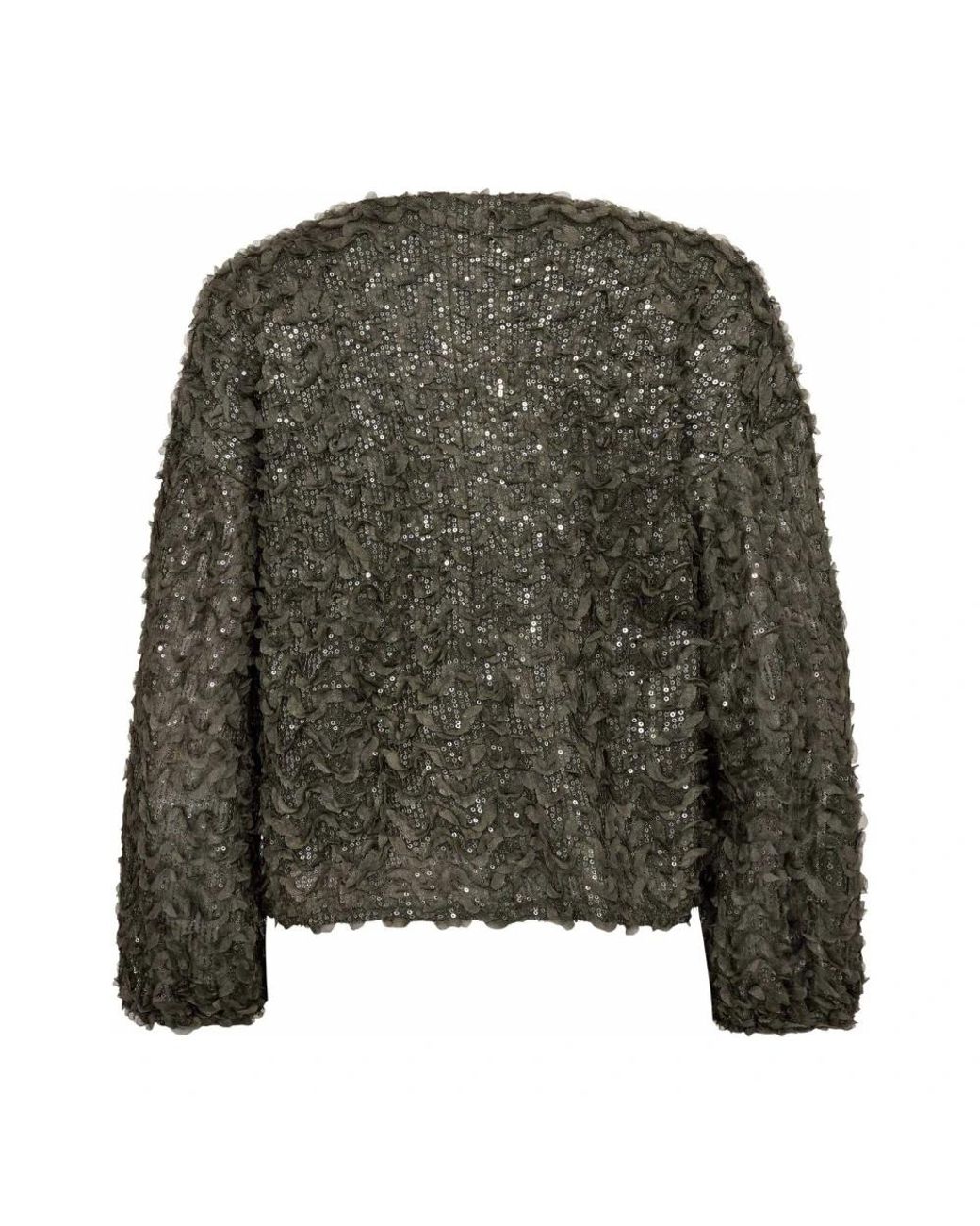Blouses co'couture de color Green