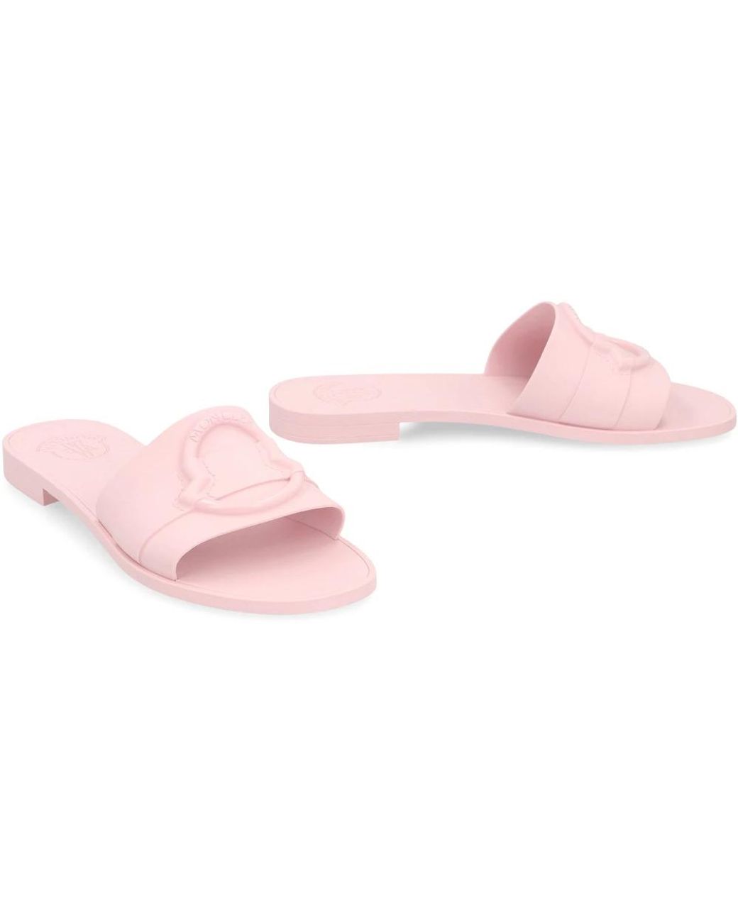 Moncler Pink Mon Rubber Slides