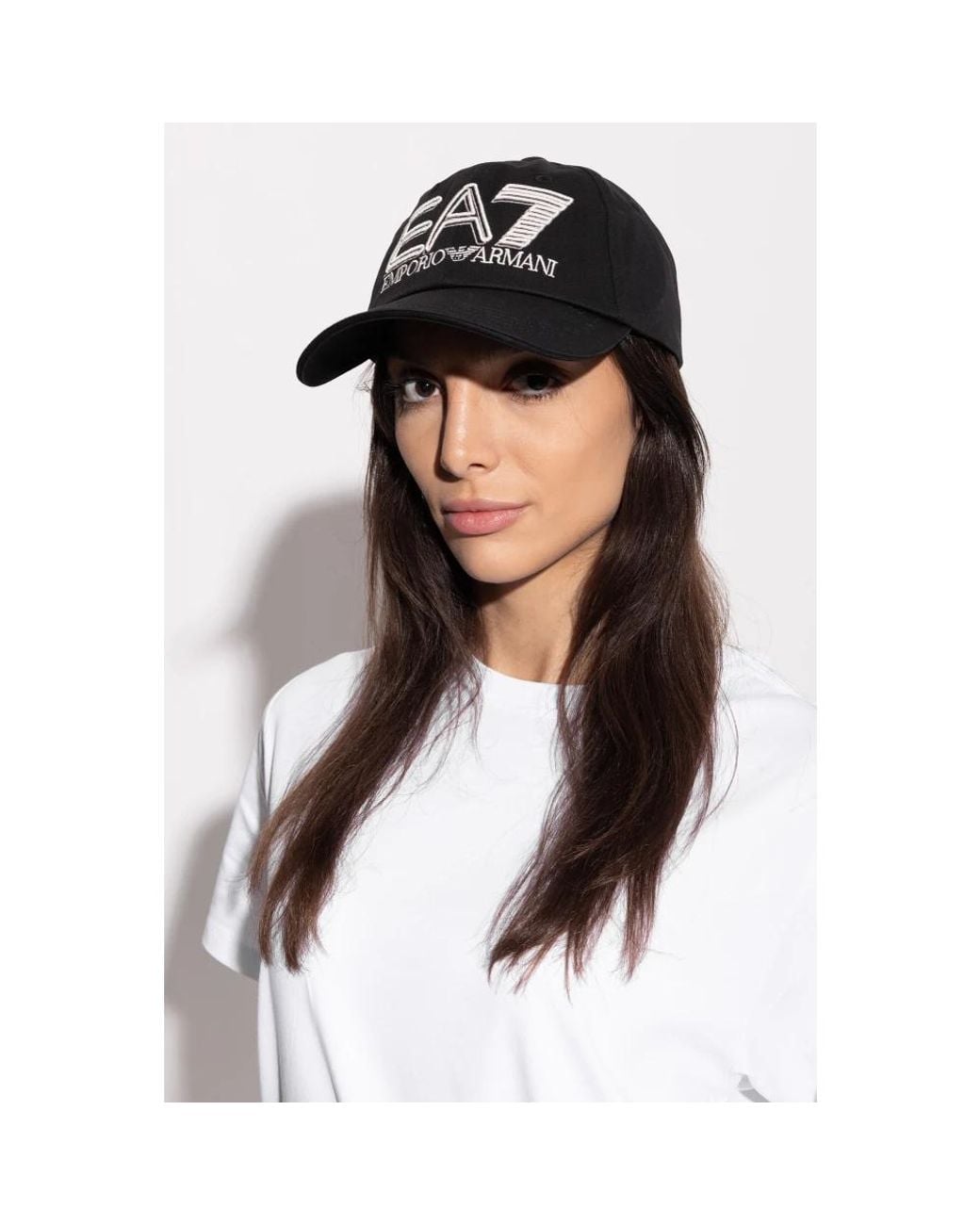 EA7 Black Baseball Cap