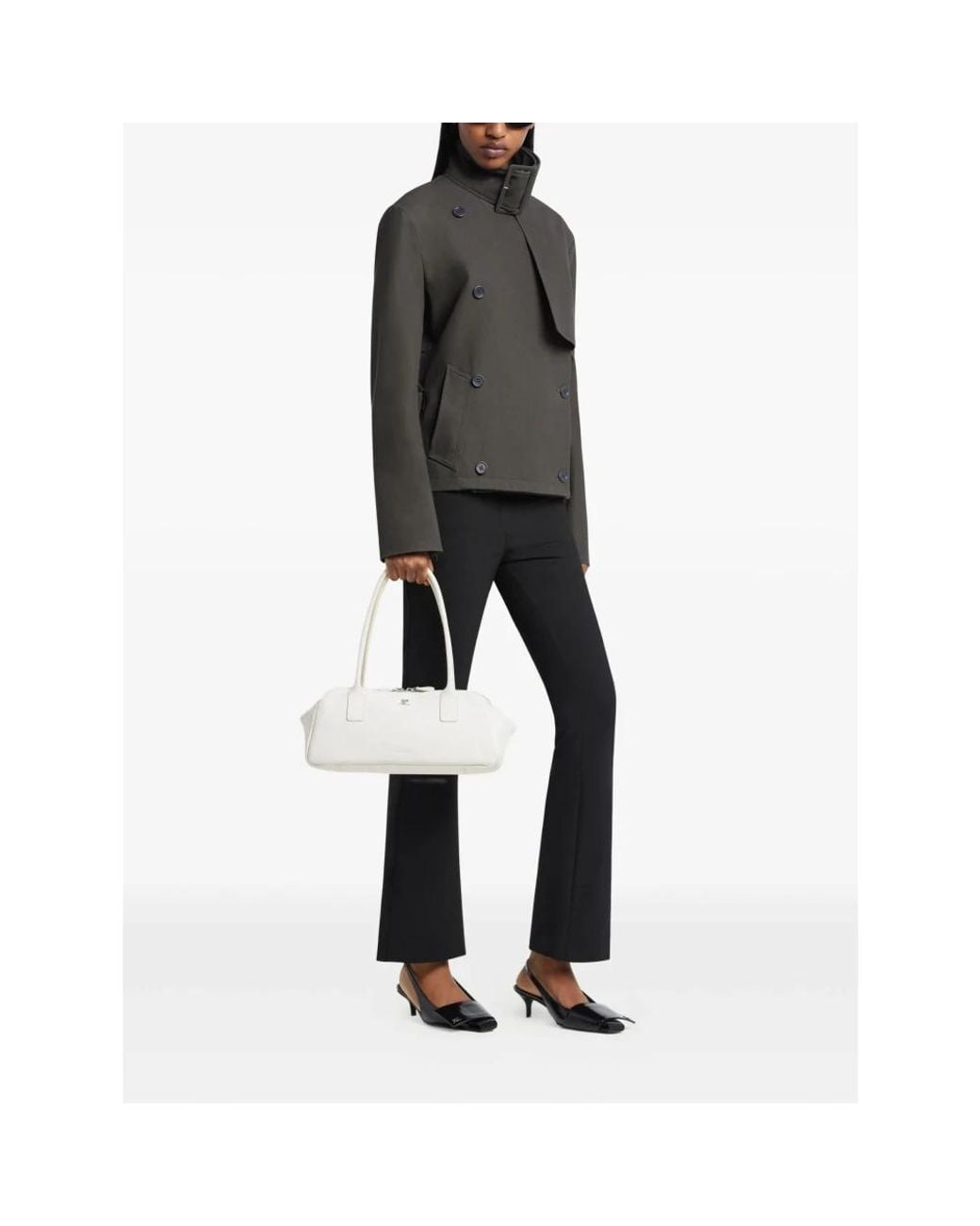 Courreges White Shoulder Bags