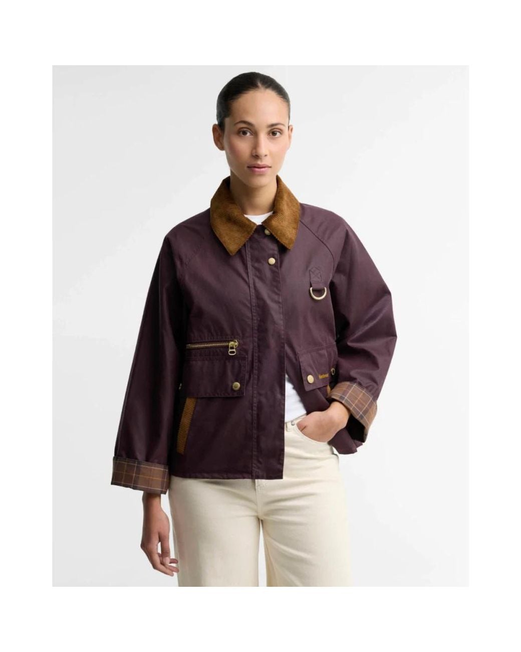 Barbour Purple Light Jackets