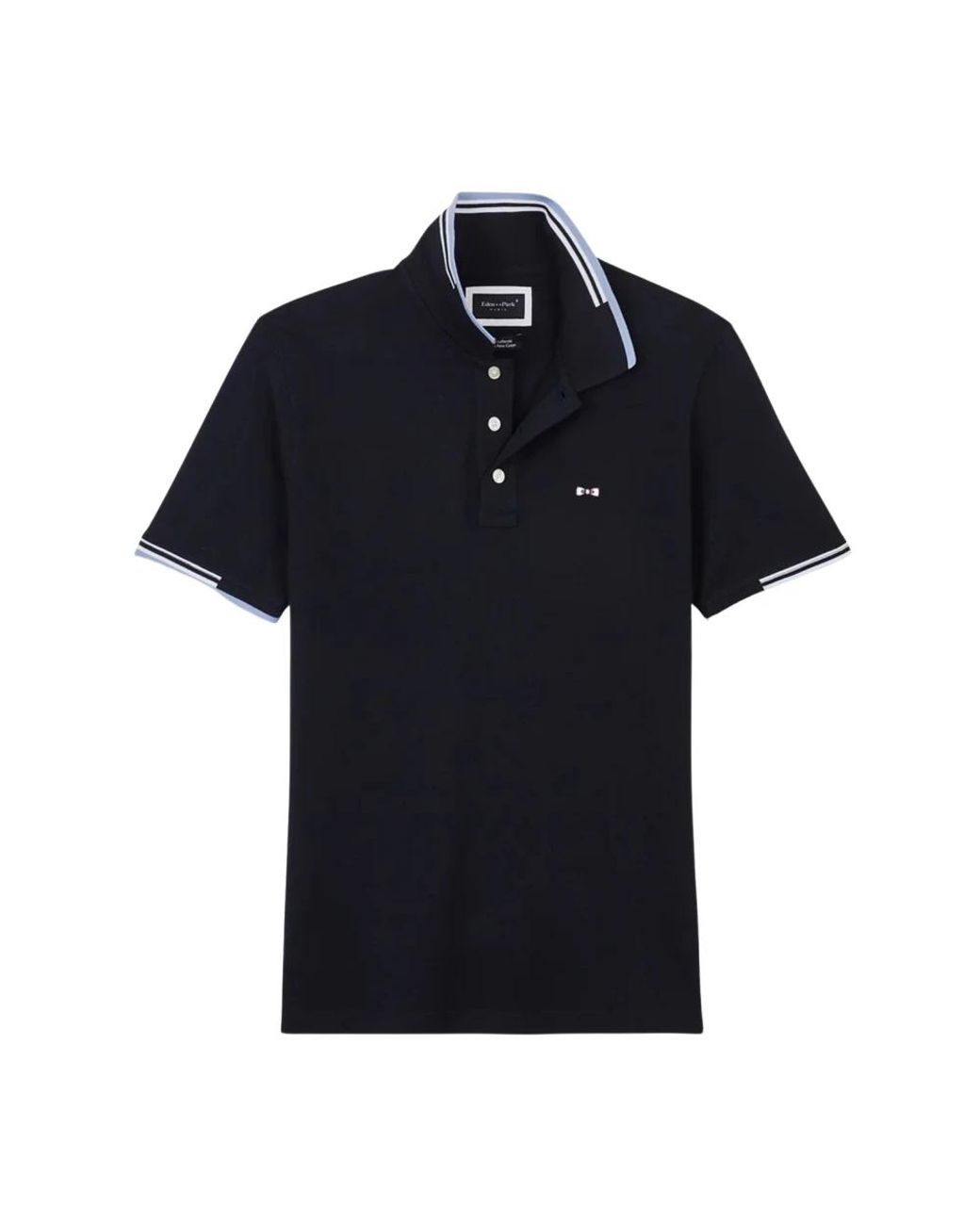 Eden Park Black Polo Shirts for men