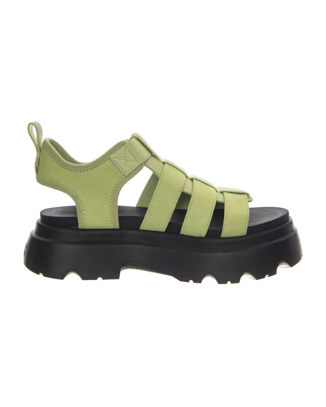 Ugg Green Flache Sandalen