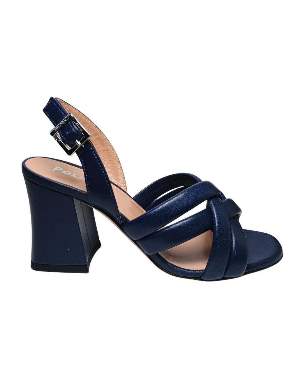 Pollini Blue High Heel Sandals