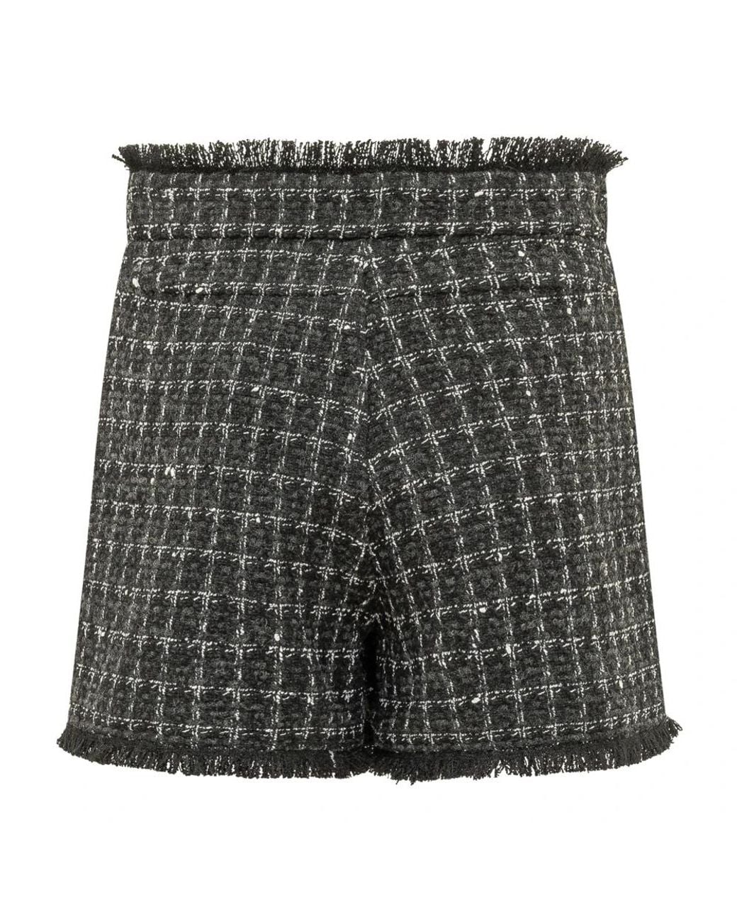 MSGM Black Short Shorts