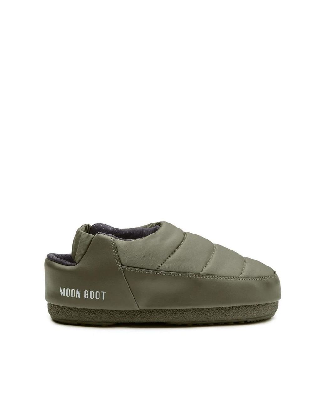 Moon Boot Green Nylon Band Sandals for men
