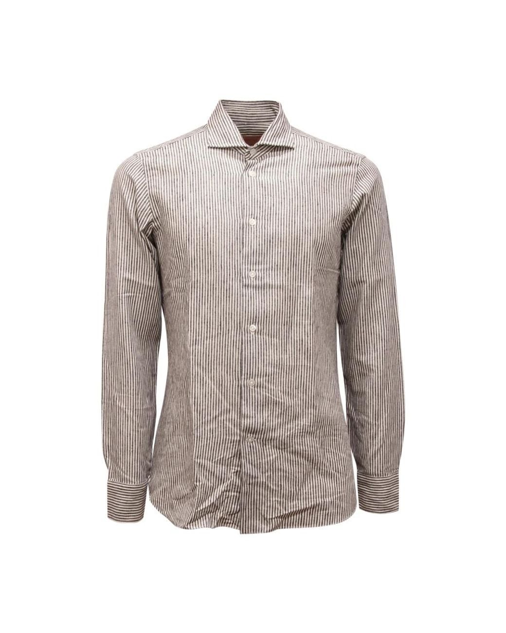 Borriello Gray Casual Shirts for men