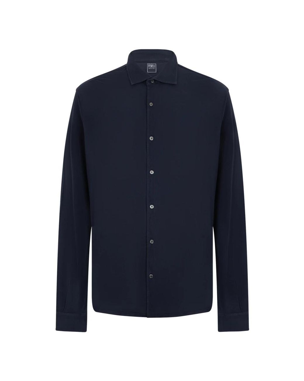 Fedeli Blue Casual Shirts for men