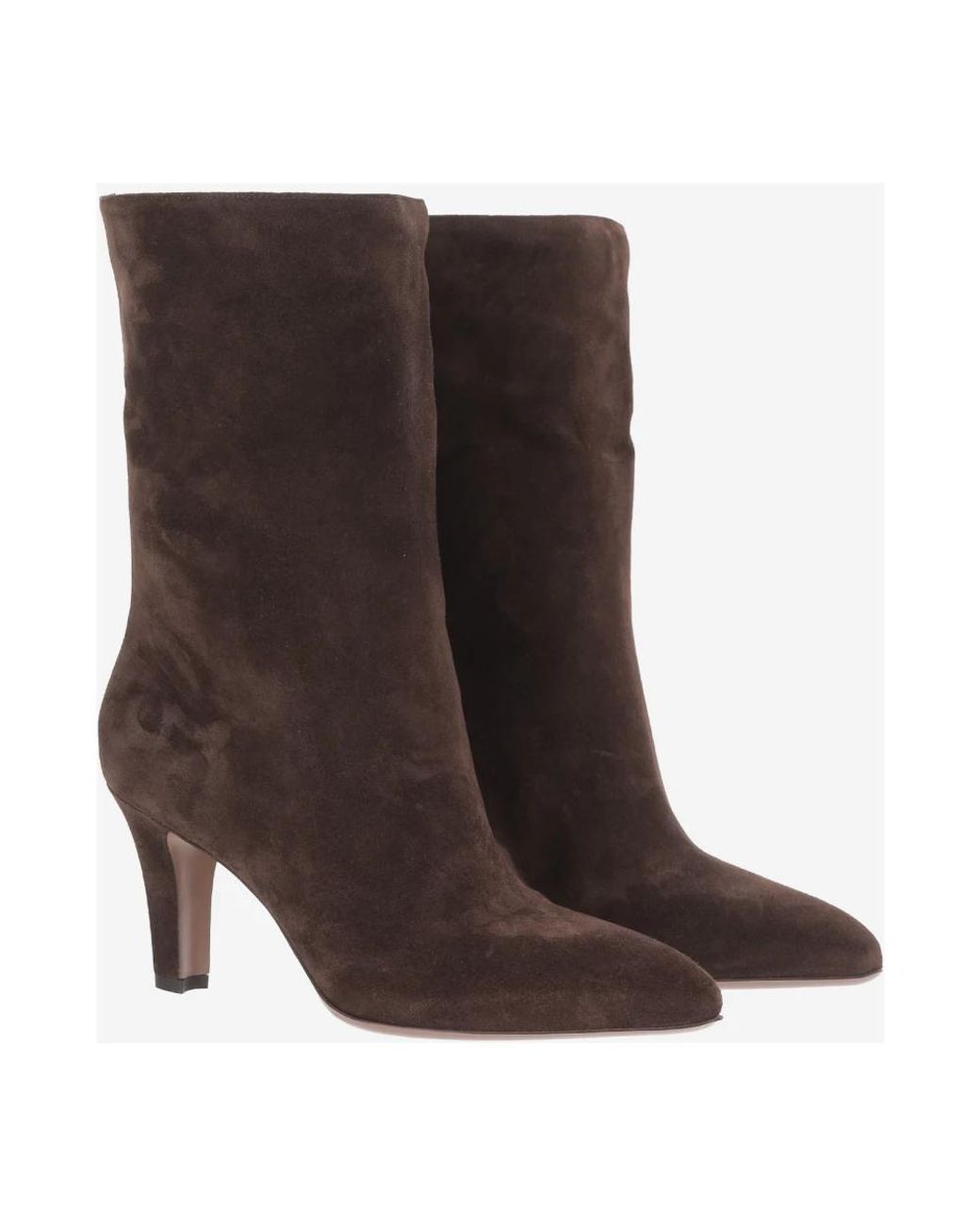 Paris Texas Brown Heeled Boots