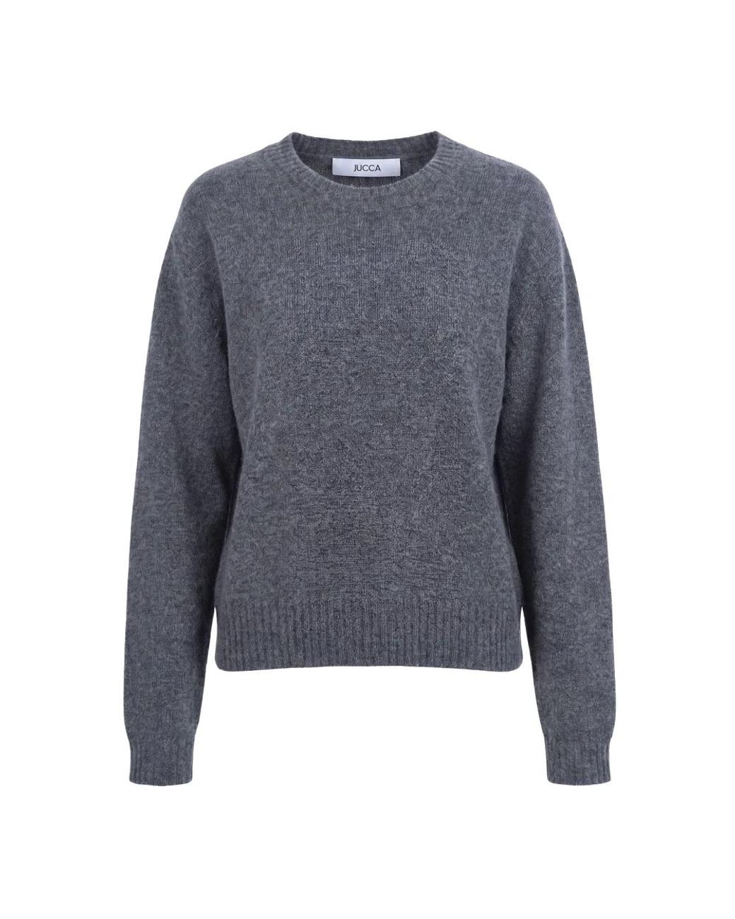 Jucca Gray Round-Neck Knitwear