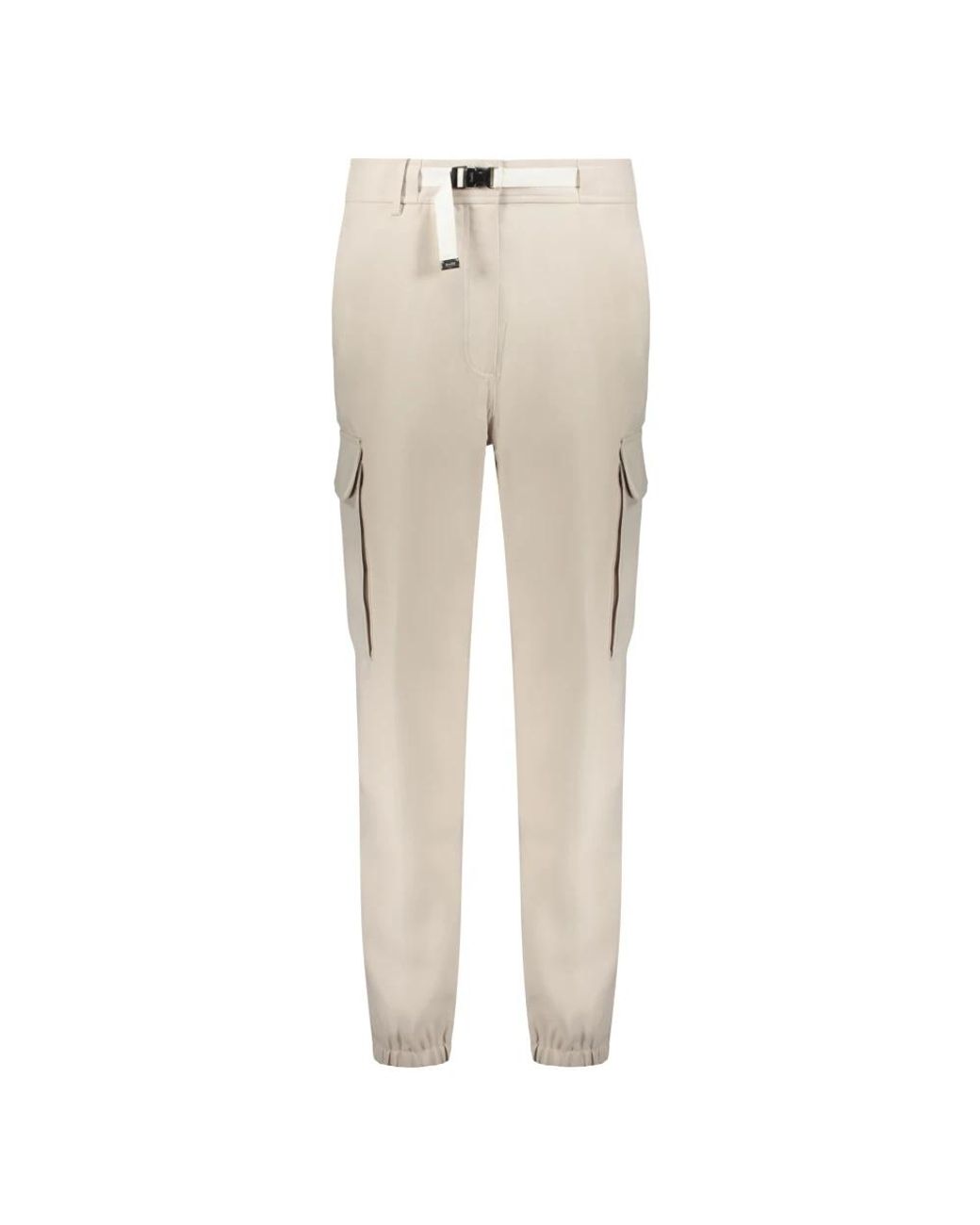 Moorer Natural Slim-Fit Trousers