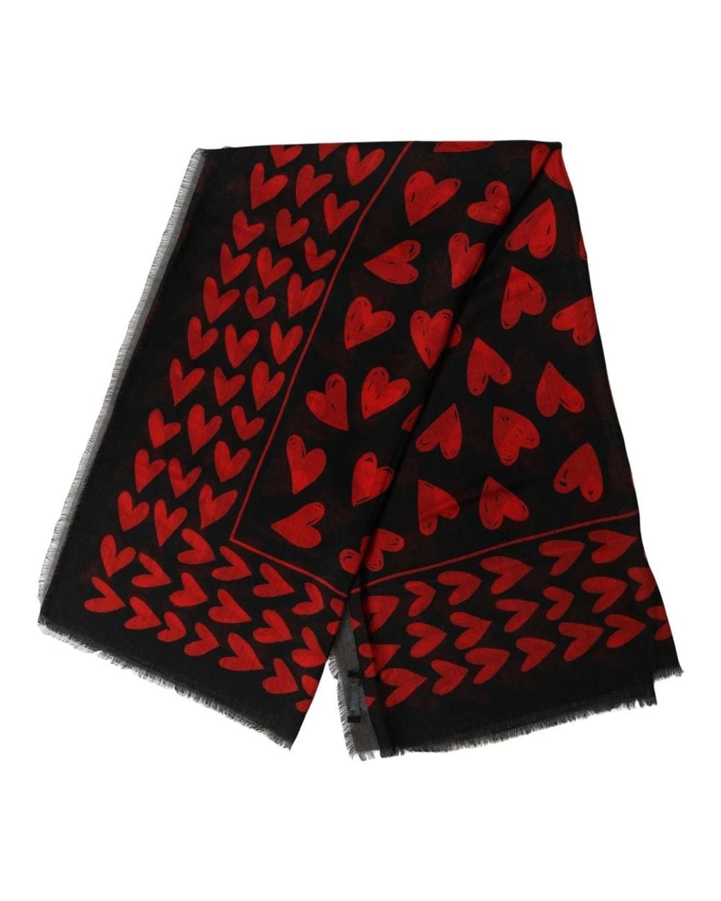 Dolce & Gabbana Red Winter Scarves