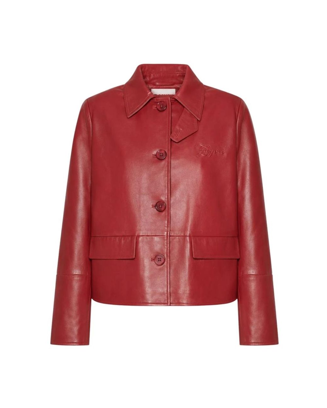 Zadig & Voltaire Red Leather Jackets