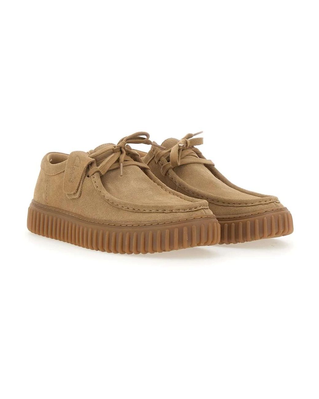 Clarks Brown Laced Shoes for men