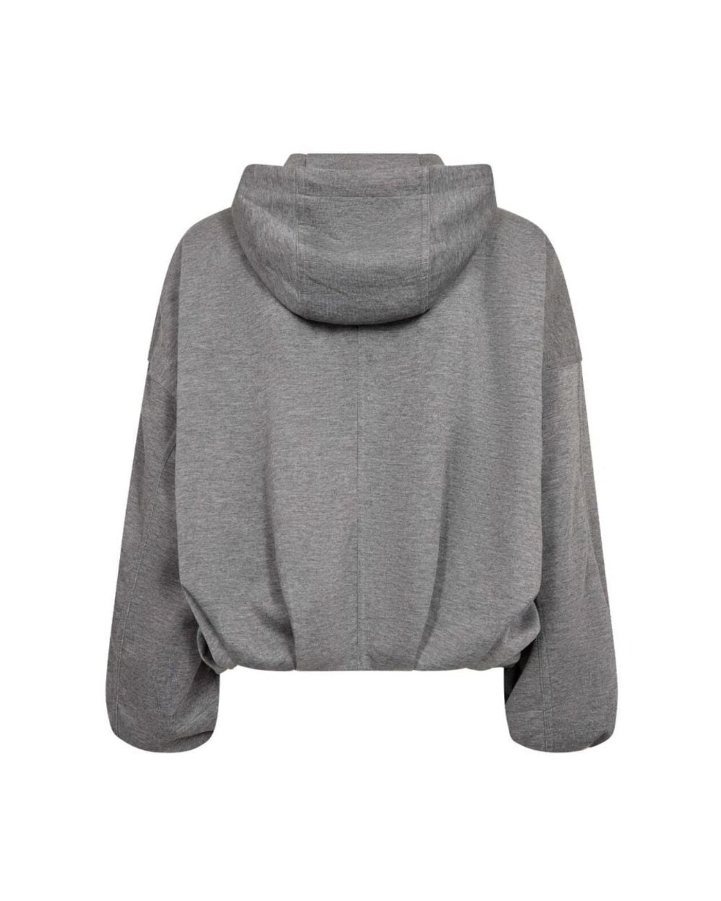 Zip-Throughs co'couture de color Gray