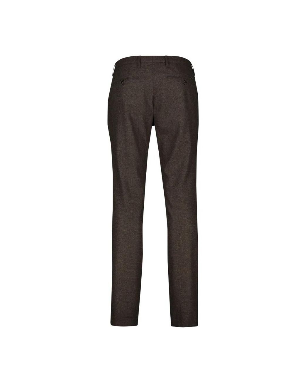 ALBERTO Gray Slim-Fit Trousers for men