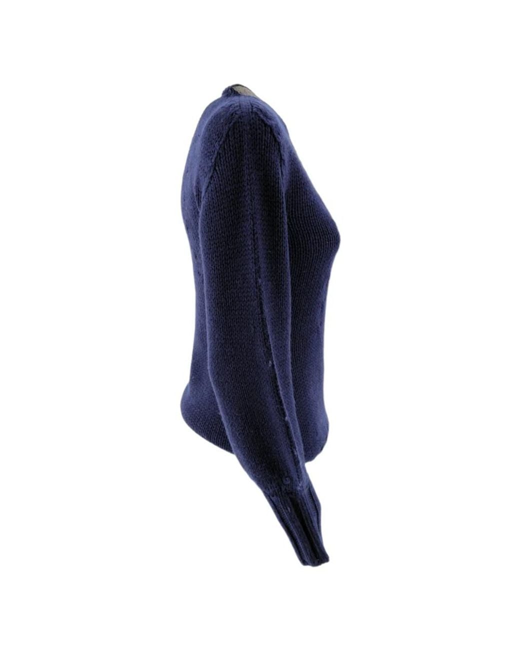Fabiana Filippi Blue Round-Neck Knitwear