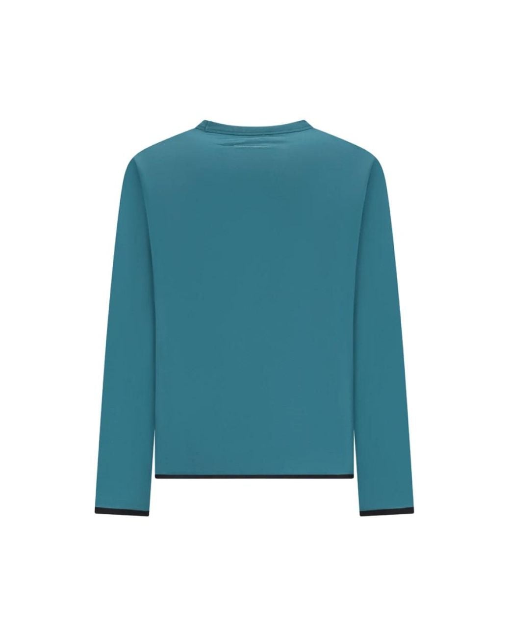 MM6 by Maison Margiela Blue Long Sleeve T-Shirts for men