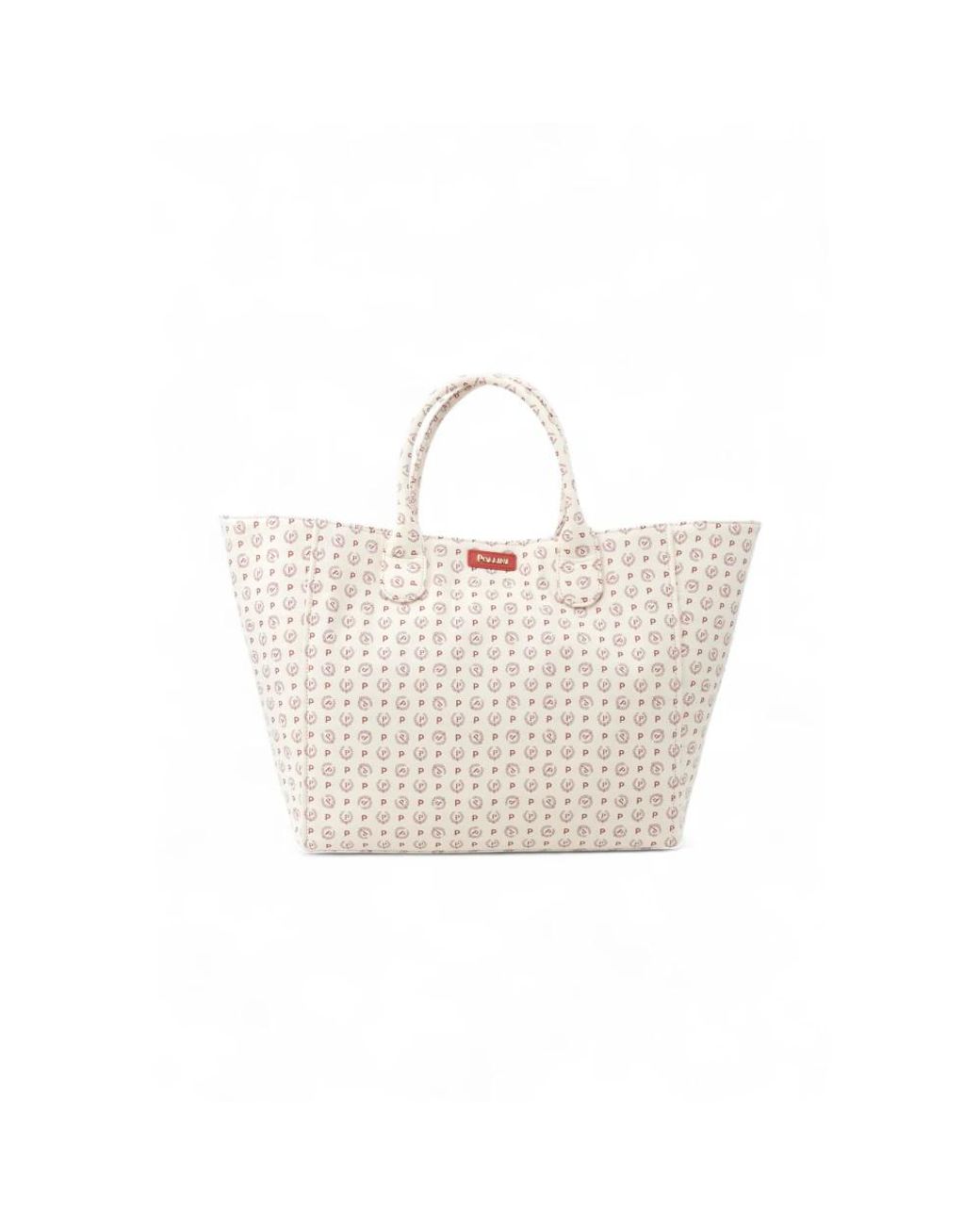 Pollini White Shopping Bags
