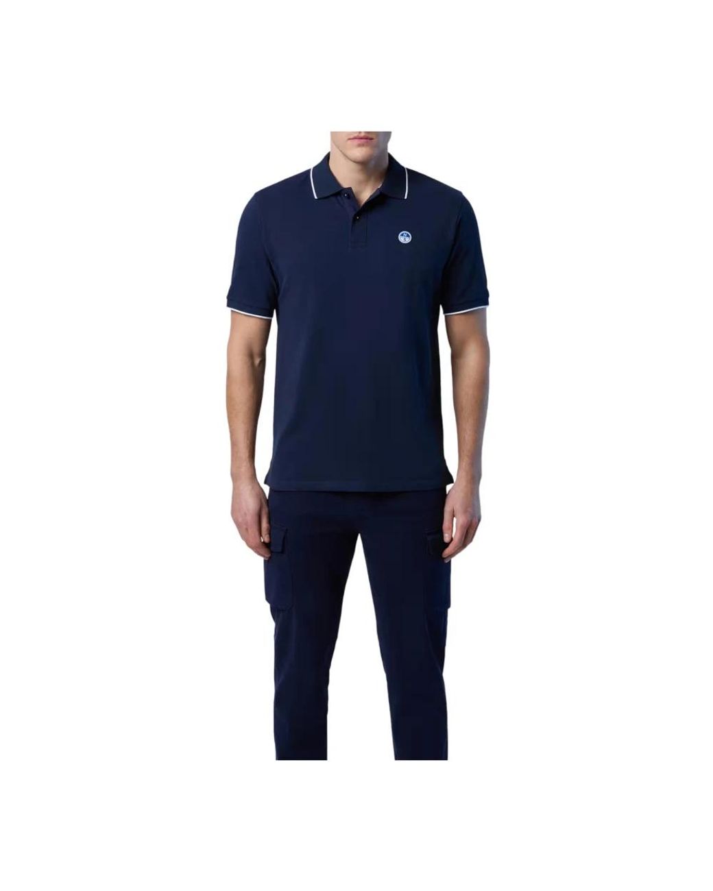 North Sails Blue Polo Shirts for men