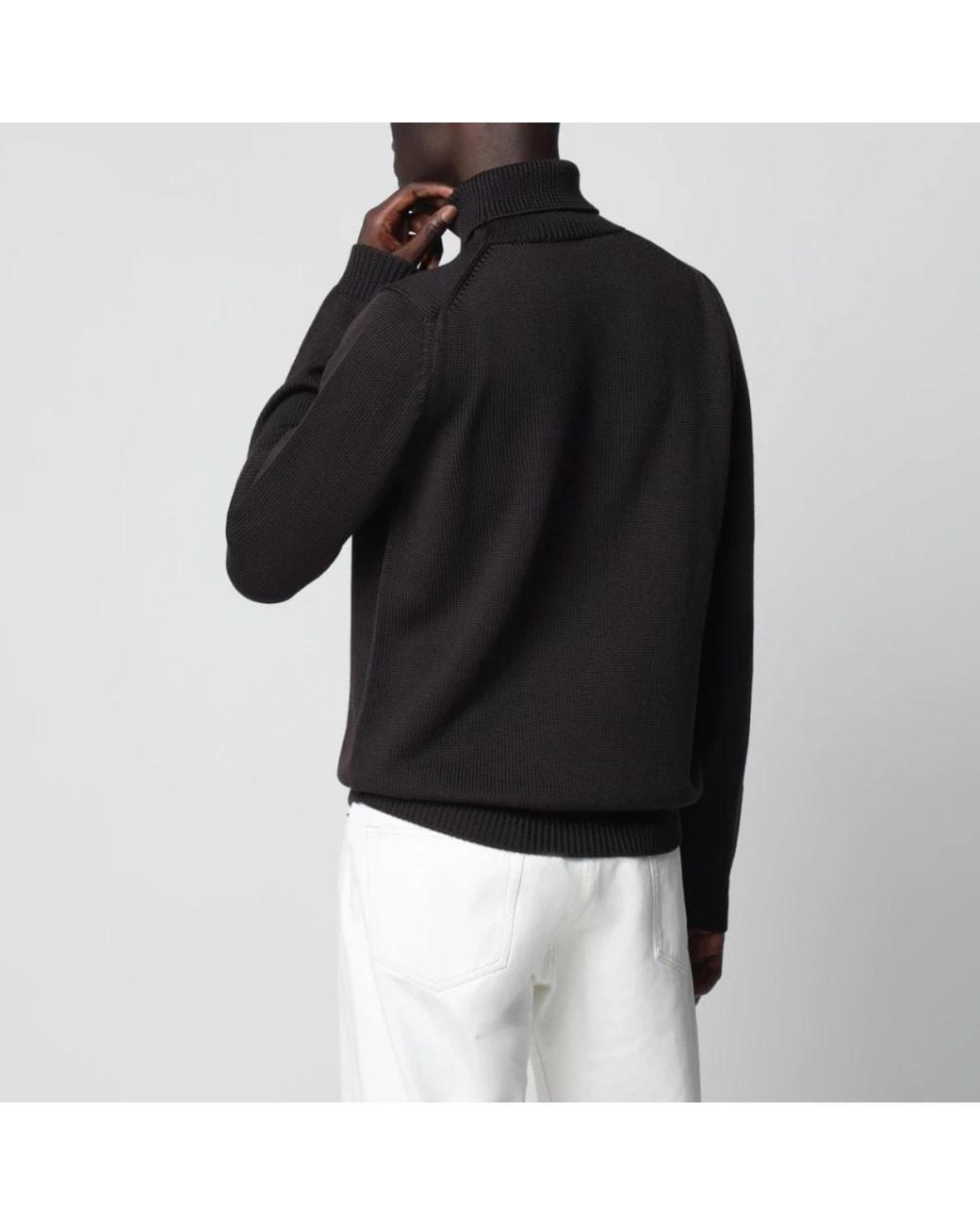 Turtlenecks Roberto Collina de hombre de color Black