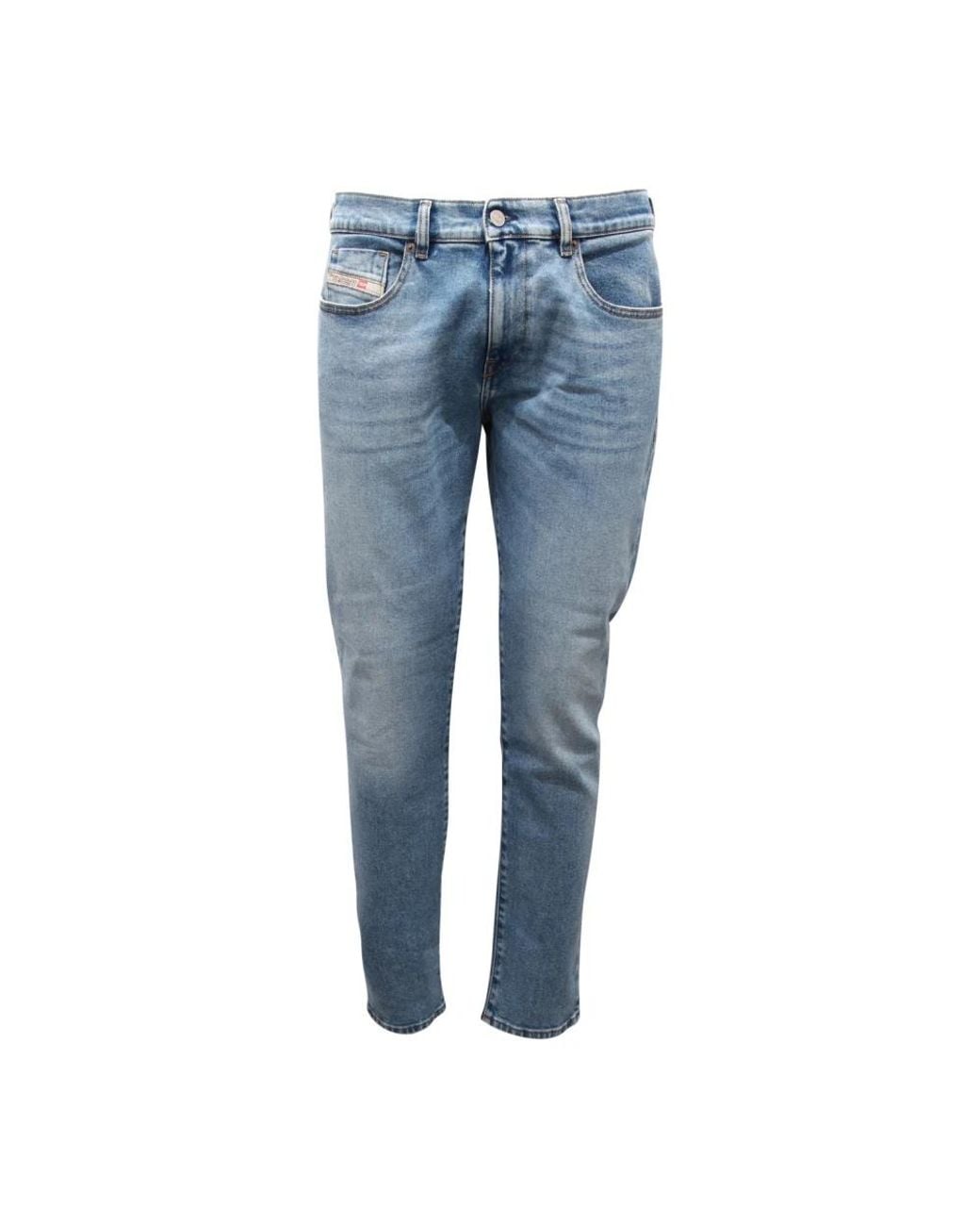 DIESEL Blue Slim Fit Jeans for men