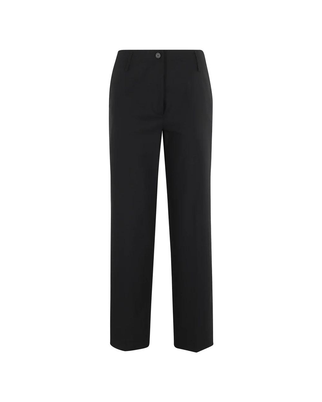 Semicouture Black Straight Trousers