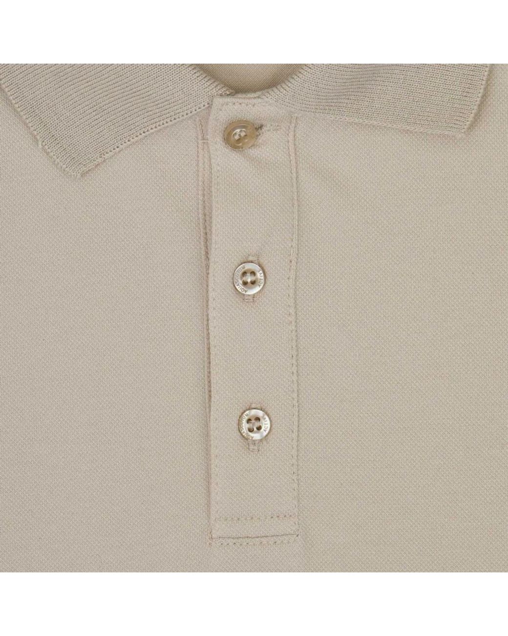 Aquascutum White Polo Shirts for men