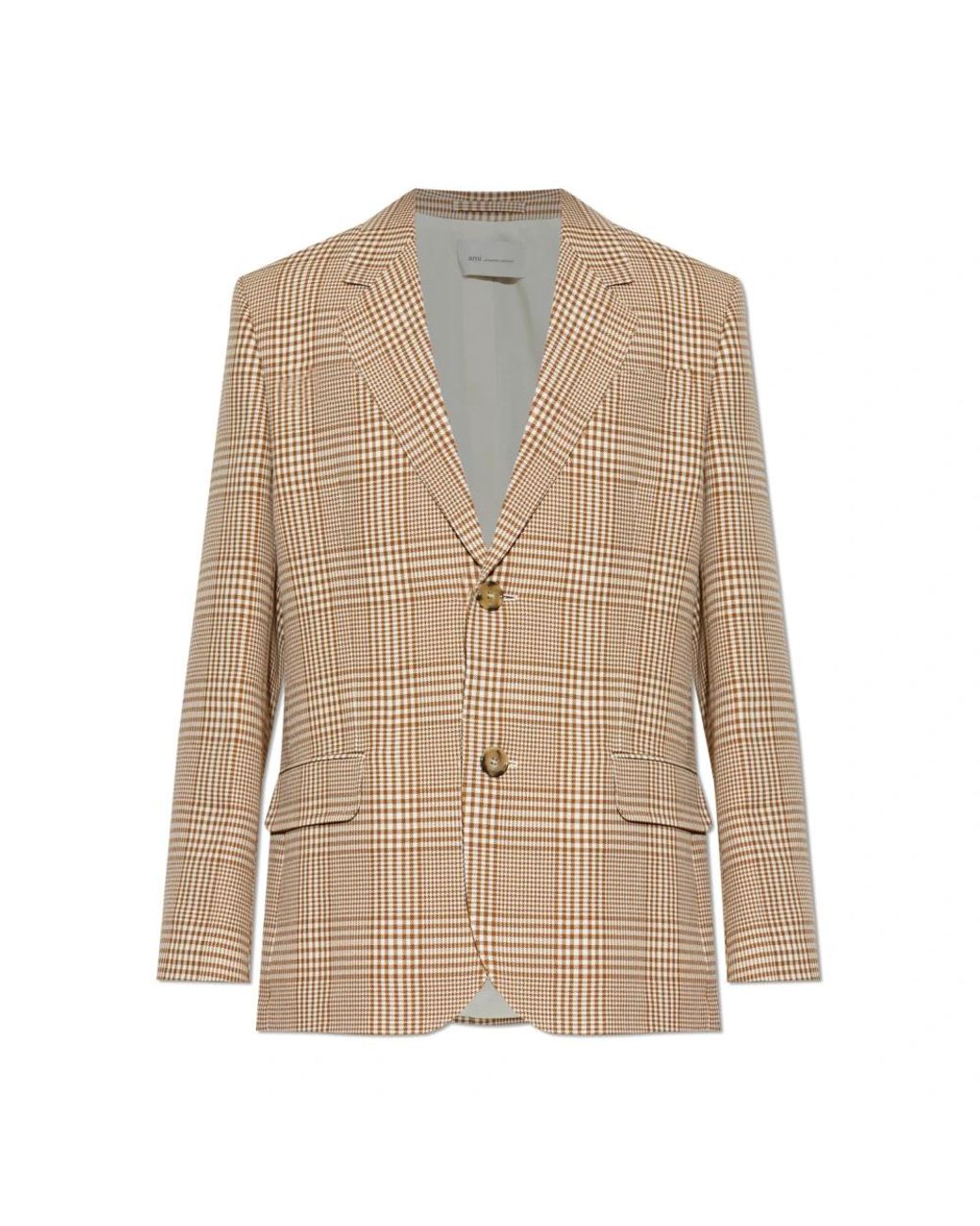 AMI Plaid Blazer in Natural für Herren