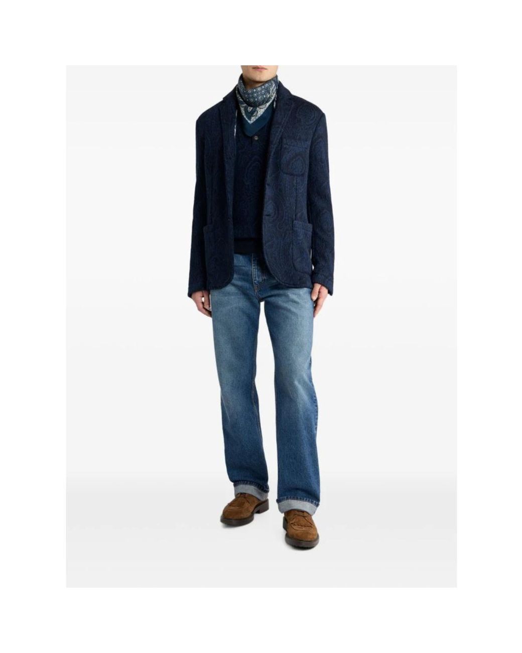 Etro Blue Blazers for men