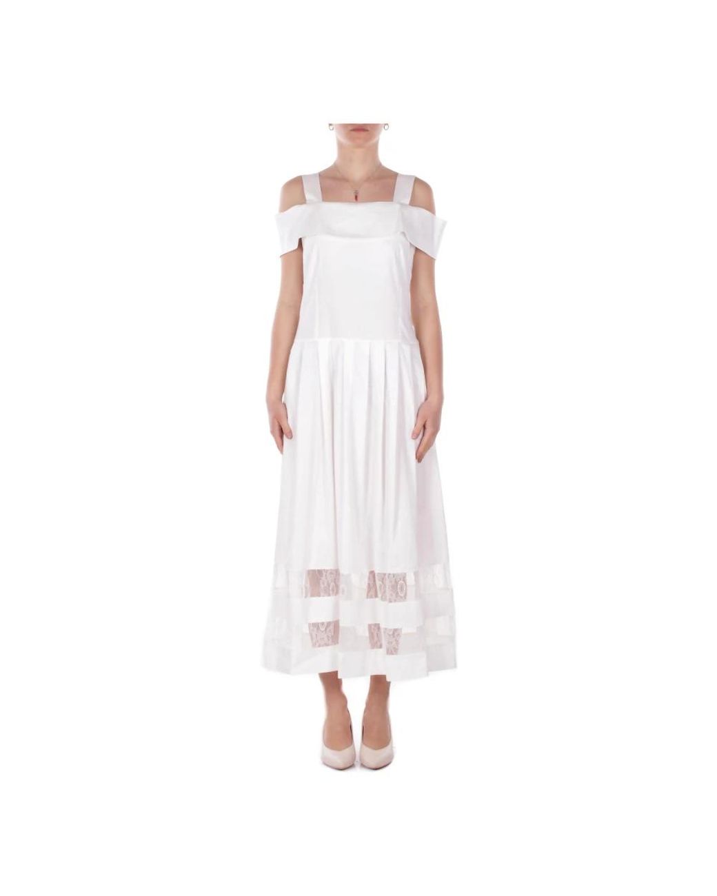Blugirl Blumarine White Maxi Dresses