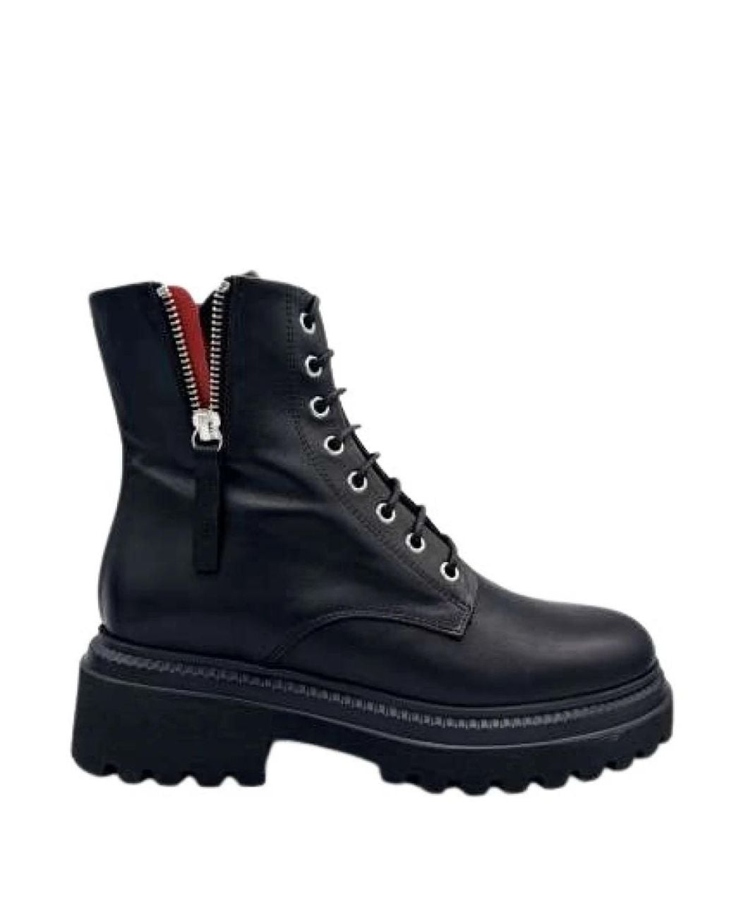 Halmanera Blue Anfibio Schnürstiefel