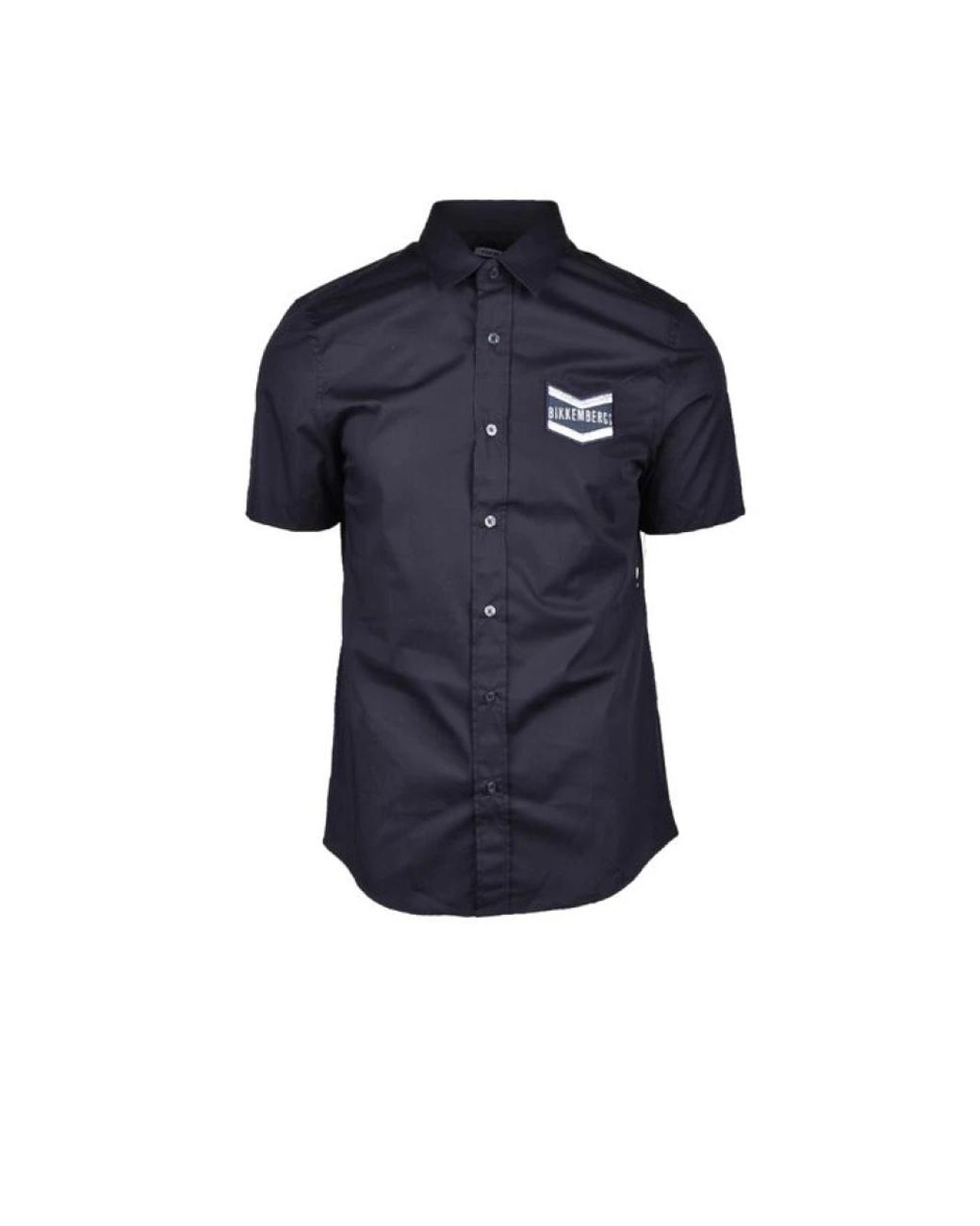 Bikkembergs Blue Short Sleeve Shirts for men