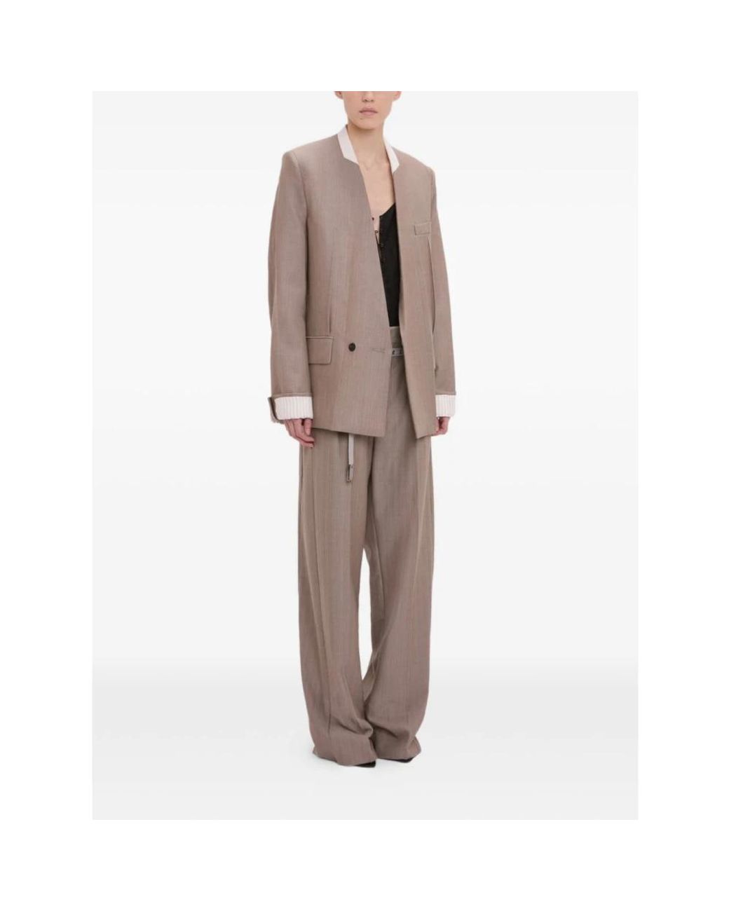 Victoria Beckham Brown Blazers