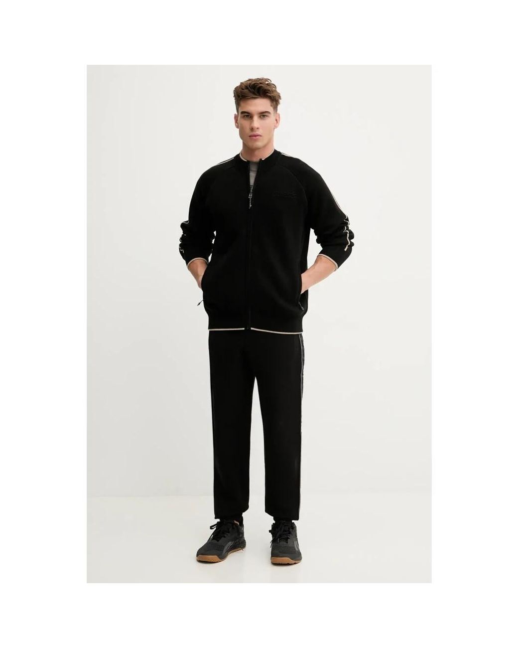 Cardigans Guess de hombre de color Black