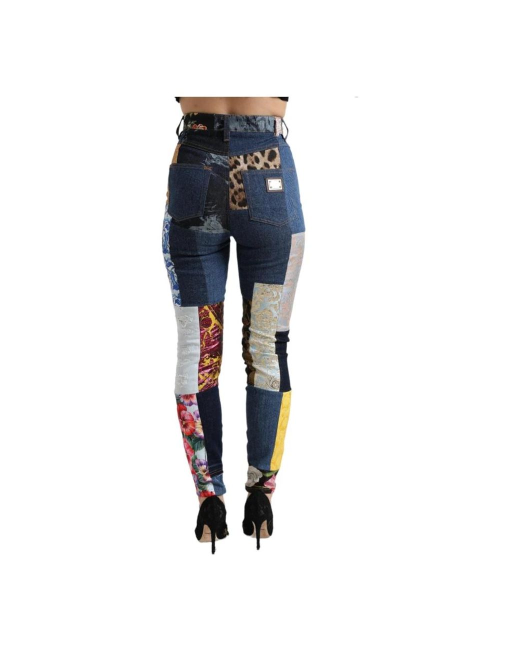 Dolce & Gabbana Blue Skinny Fit Jeans