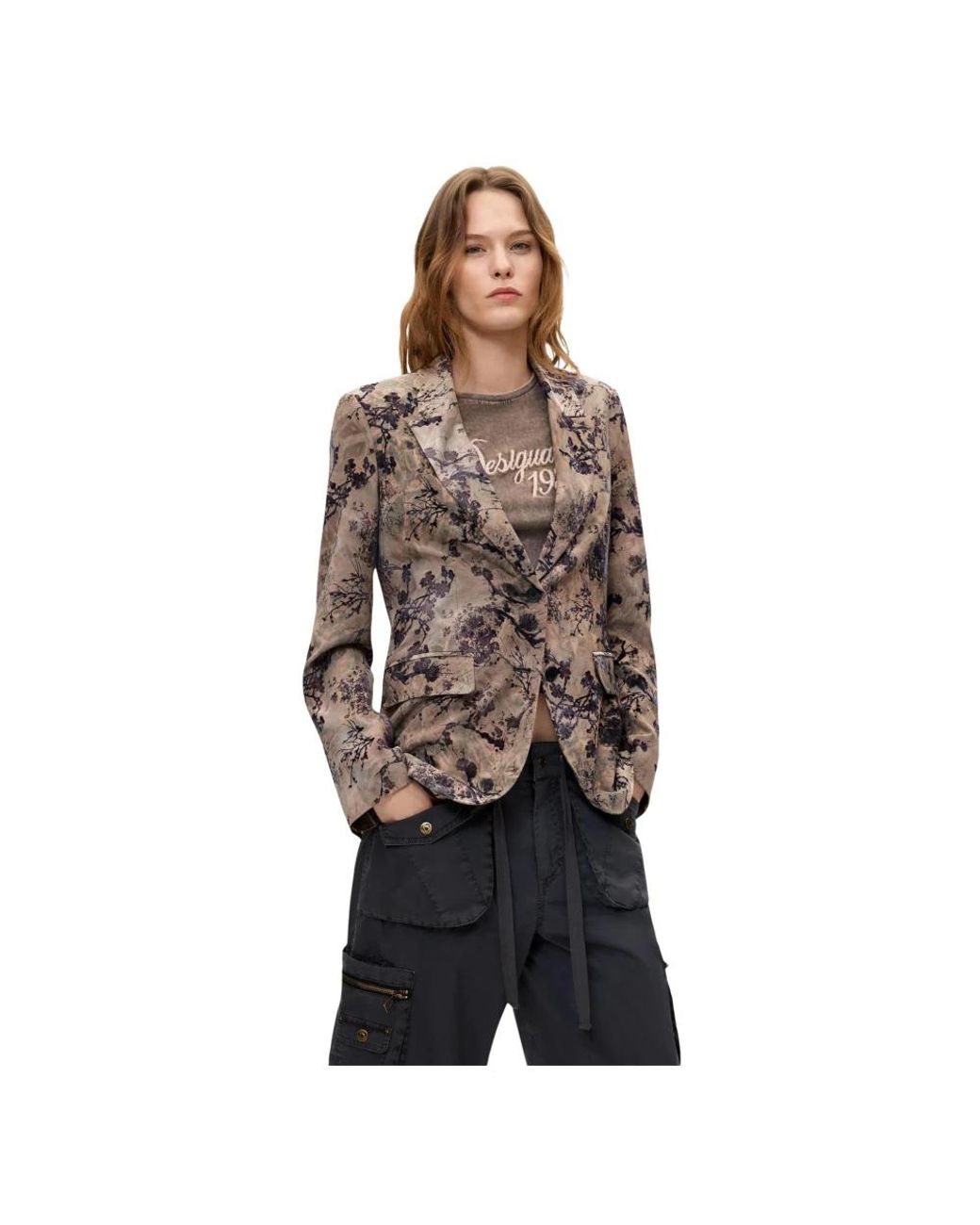 Desigual Brown Blazers