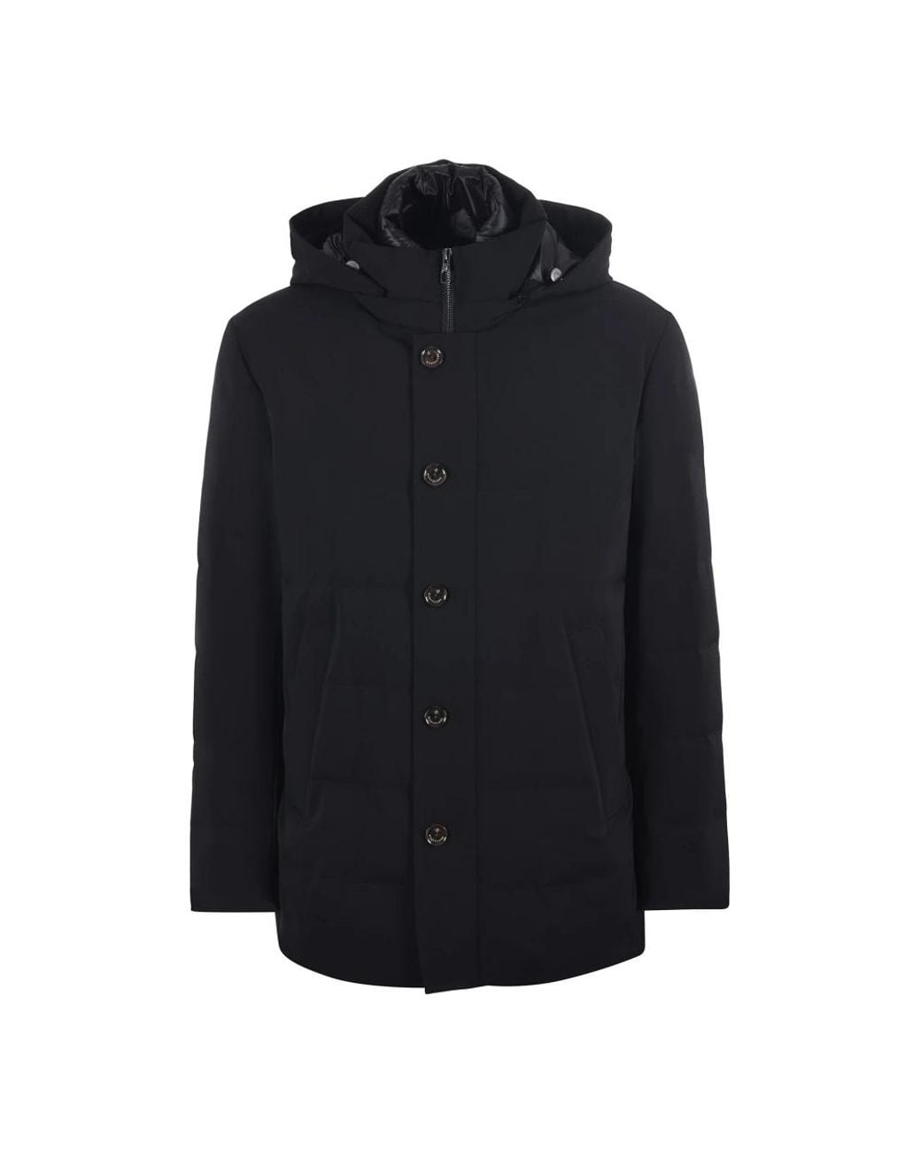Montecore Jassen ,Zwart ,Polyester Donsjack in het Blue voor heren