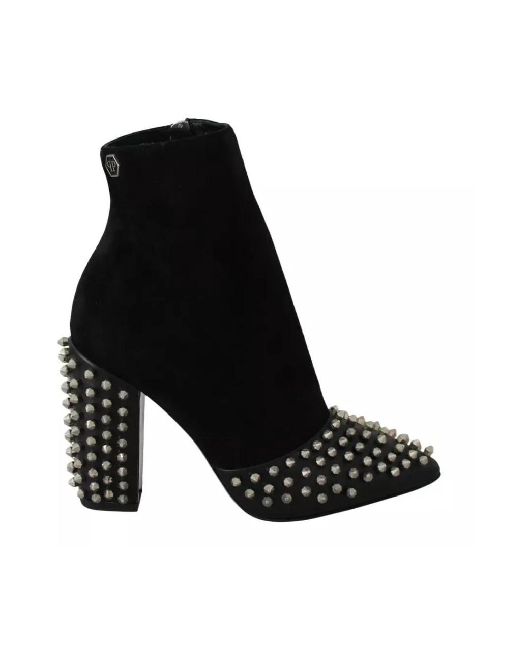Philipp Plein Black Heeled Boots