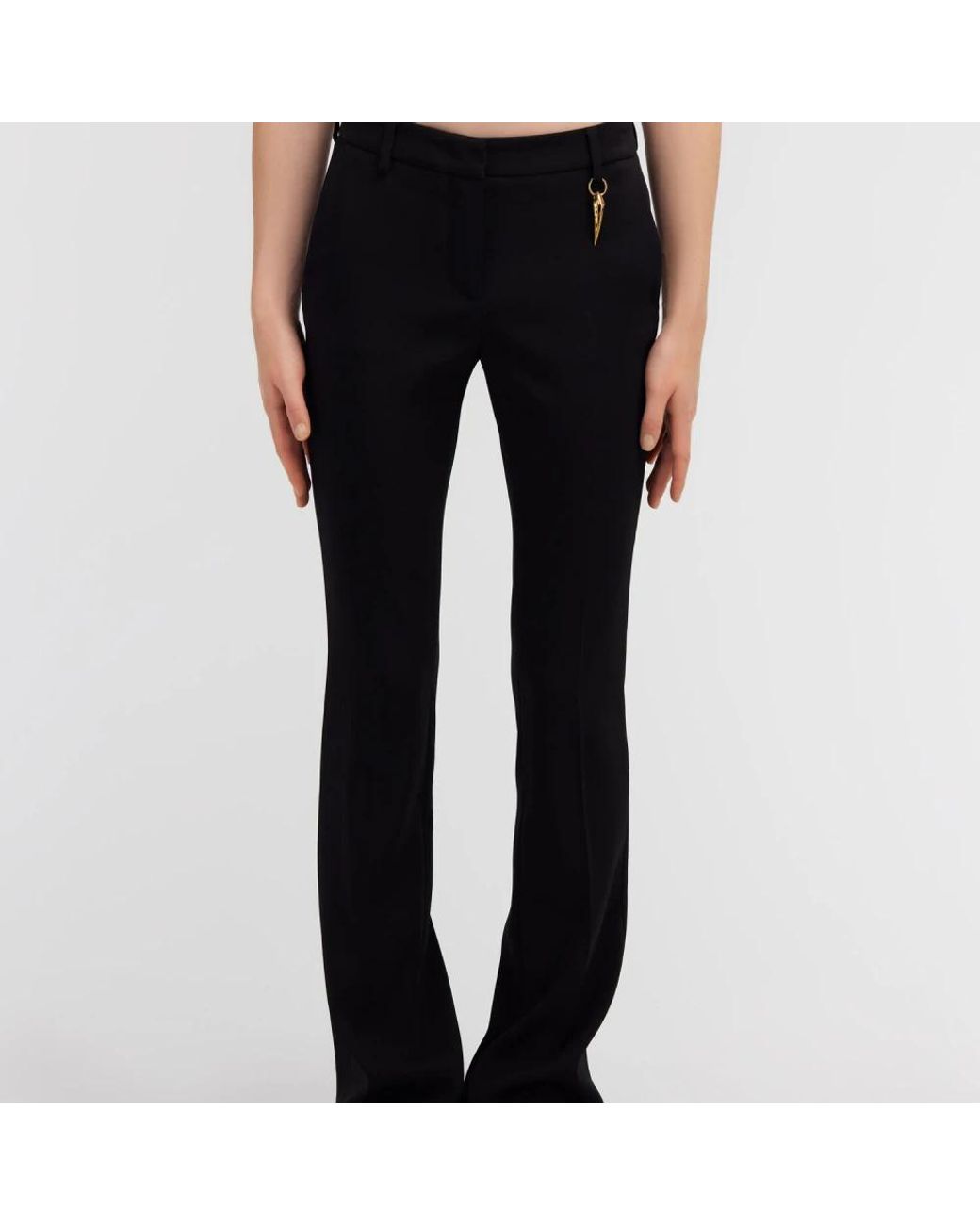 Roberto Cavalli Black Wide Trousers