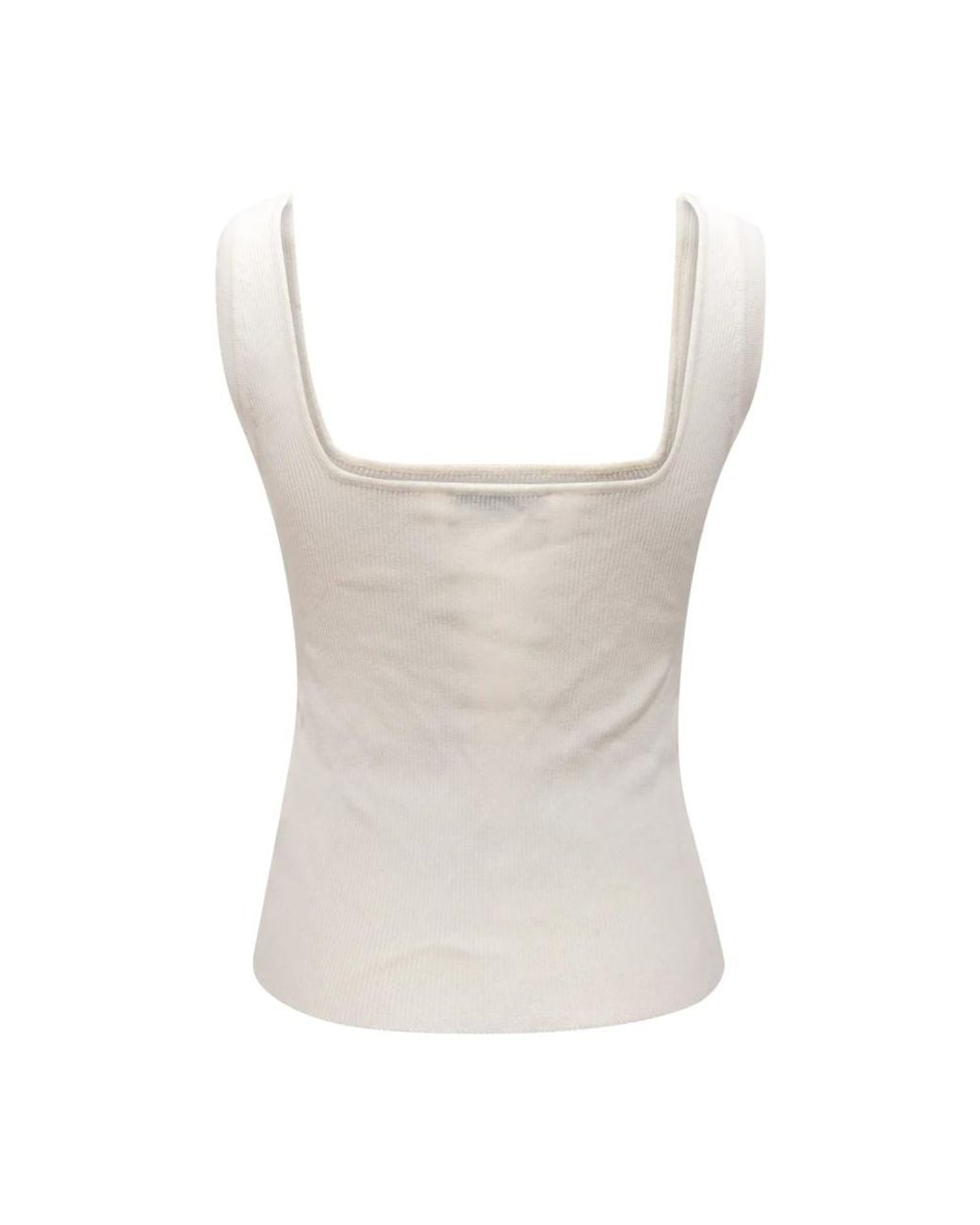 MVP WARDROBE White Sleeveless Tops