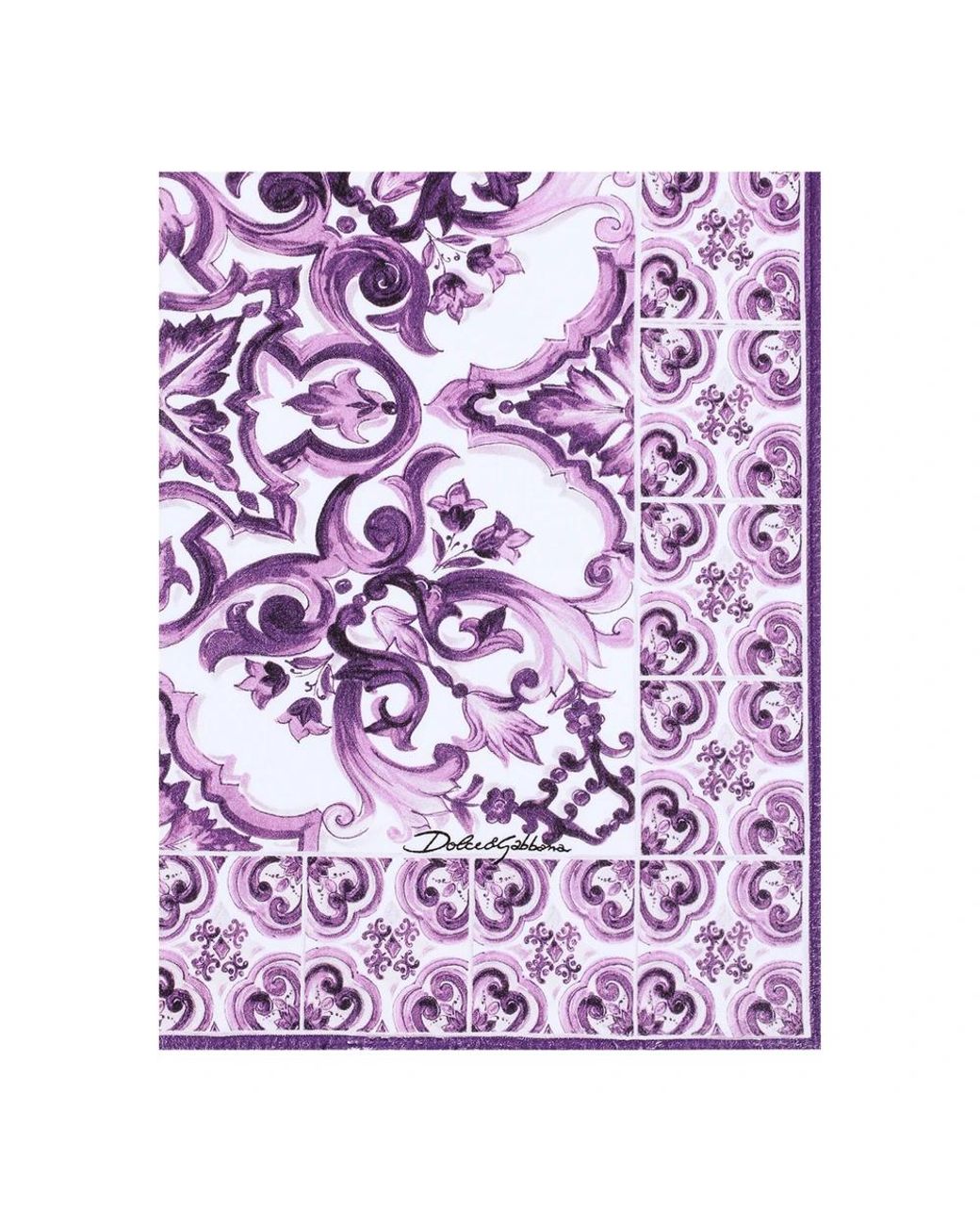 Dolce & Gabbana Purple Scarves