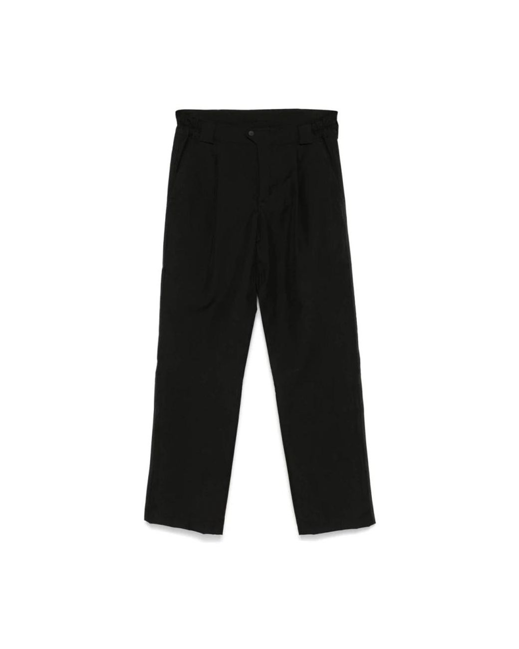 GR10K Black Straight Trousers for men