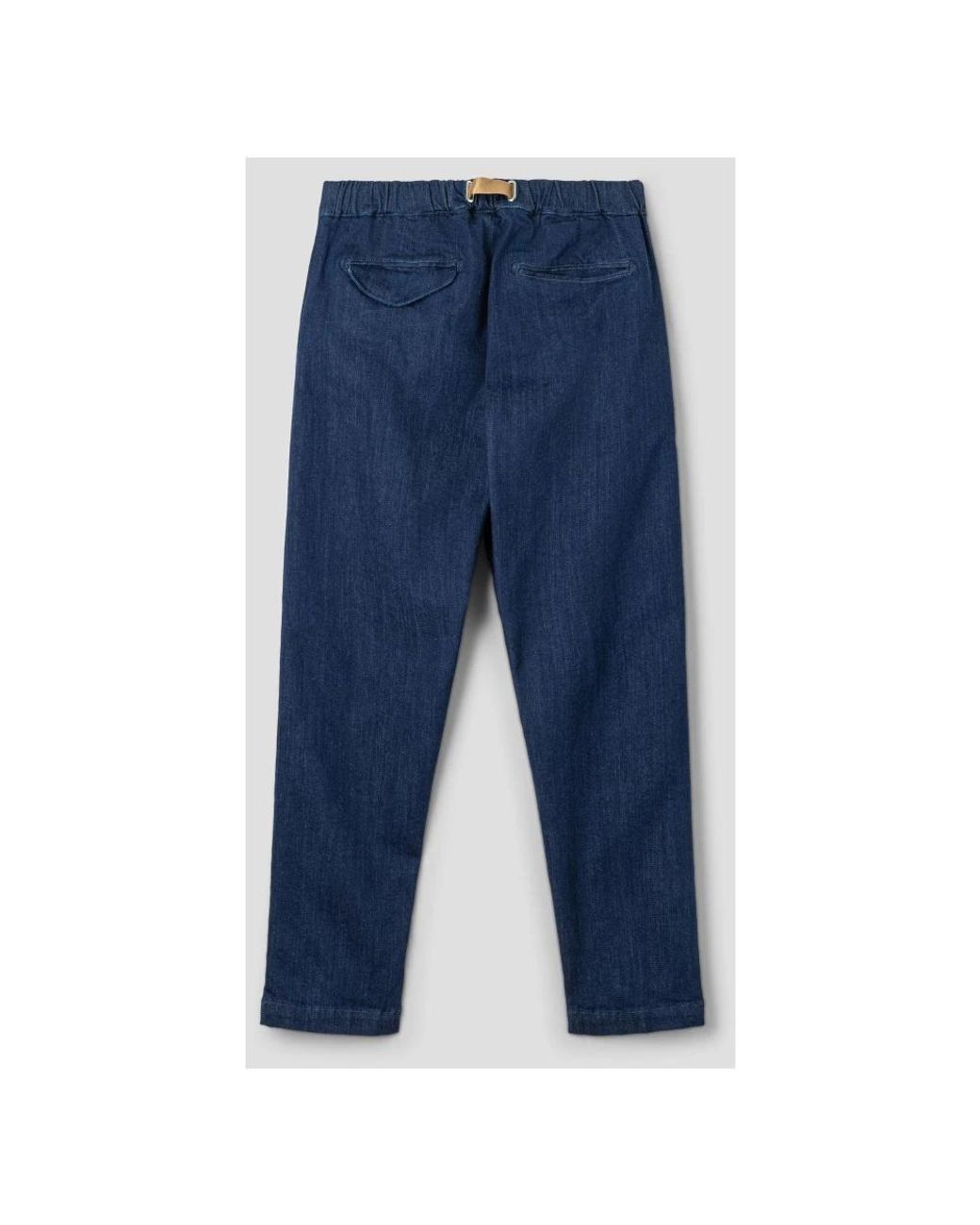 White Sand Blue Straight Fit Jeans for men