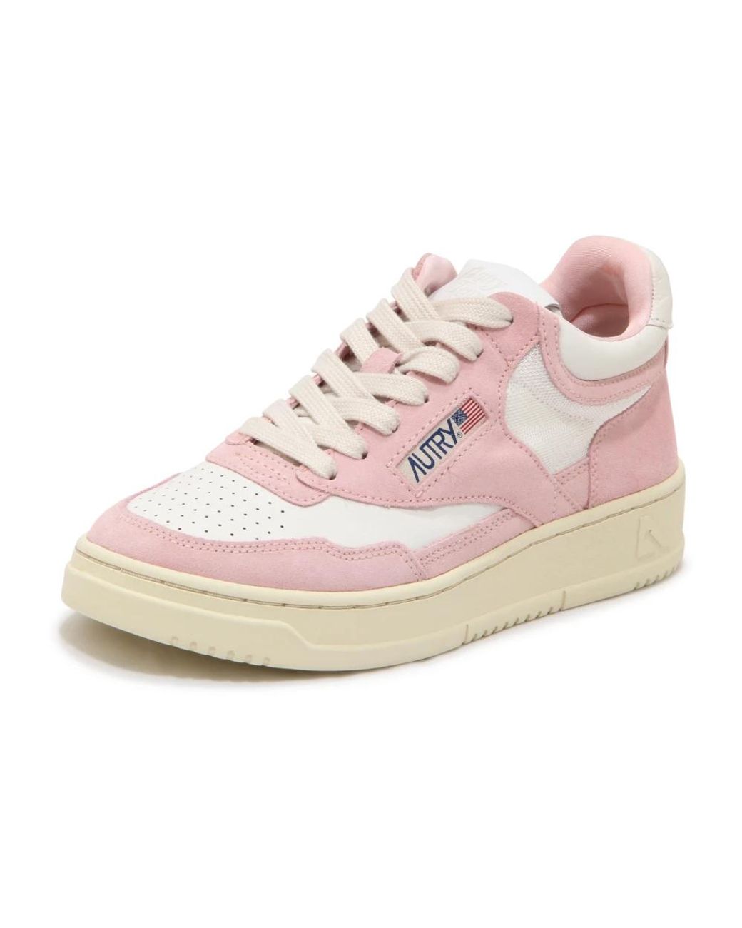 Autry Open Mid in het Pink