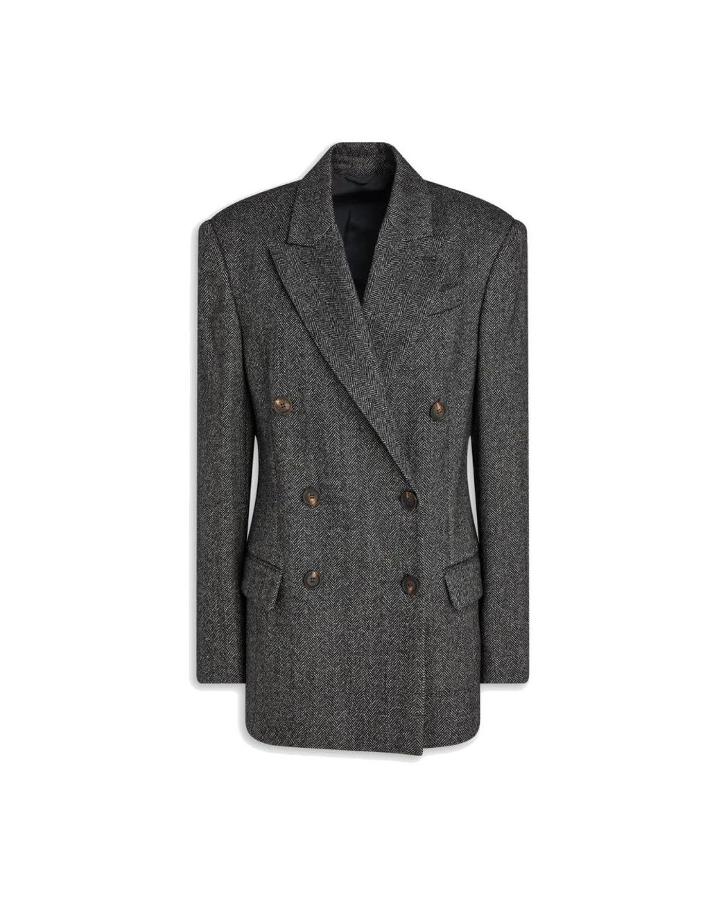 Brunello Cucinelli Black Blazers