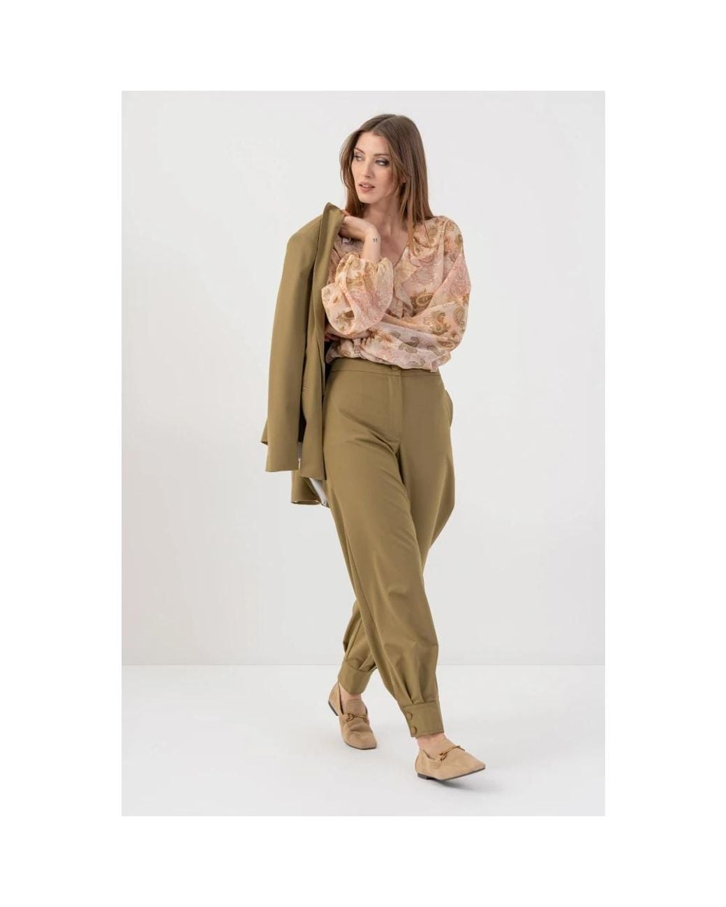 Kocca Natural Lässige, Schmal Zulaufende Hose